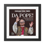Da Pope! Front Page Framed Print