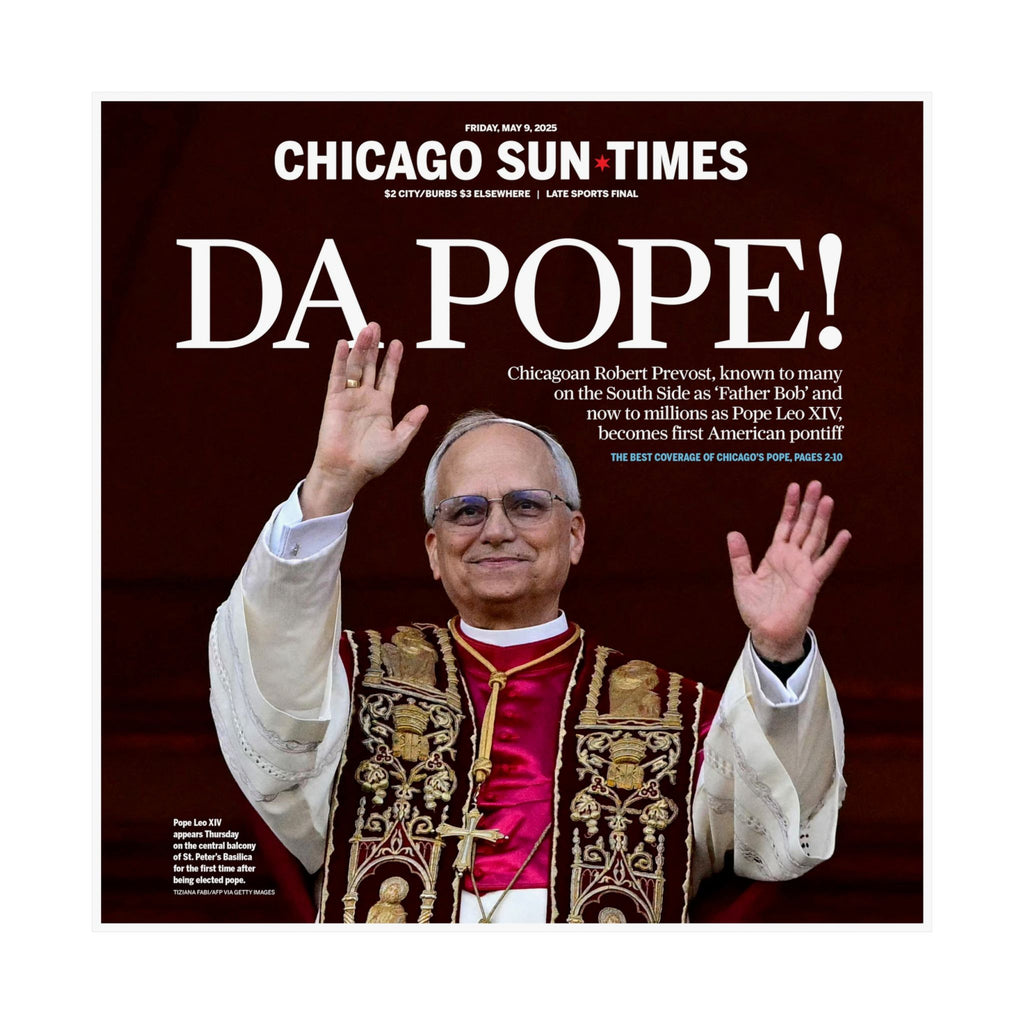 Da Pope! Front Page Unframed Print
