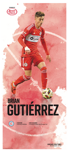 The Chicago Fire's Brian Gutiérrez - Sports Fan Poster 7/8