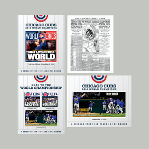 Chicago Sun-Times 2016 World Series Poster Collection